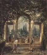 Diego Velazquez La Villa Medicis a Rome (le Pavillon d'Ariane) (df02) oil painting